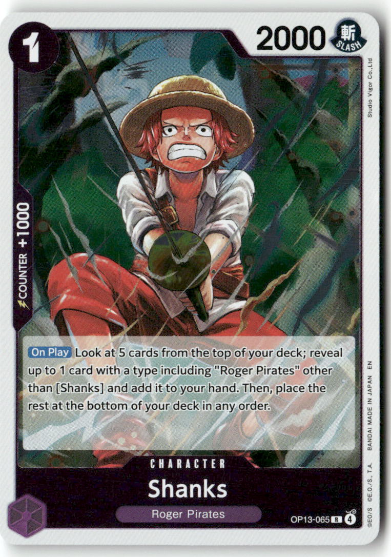 Shanks (065) R Carrying On His Will OP13-065 NM