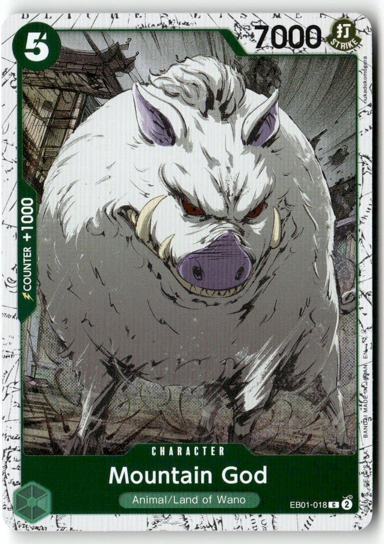 Mountain God (Pirate Foil) C Premium Booster -The Best- Vol. 2 EB01-018 NM