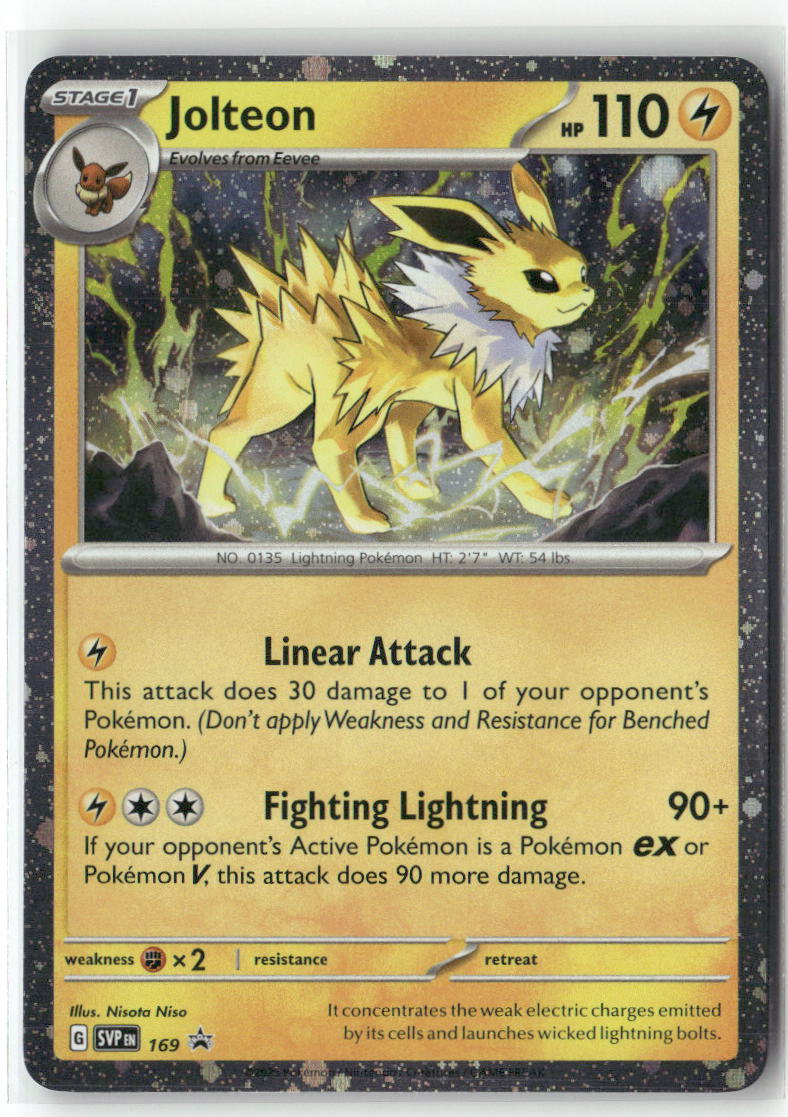 Jolteon - (Cosmos Holo) Rare SV: Scarlet & Violet Promo Cards 169 NM