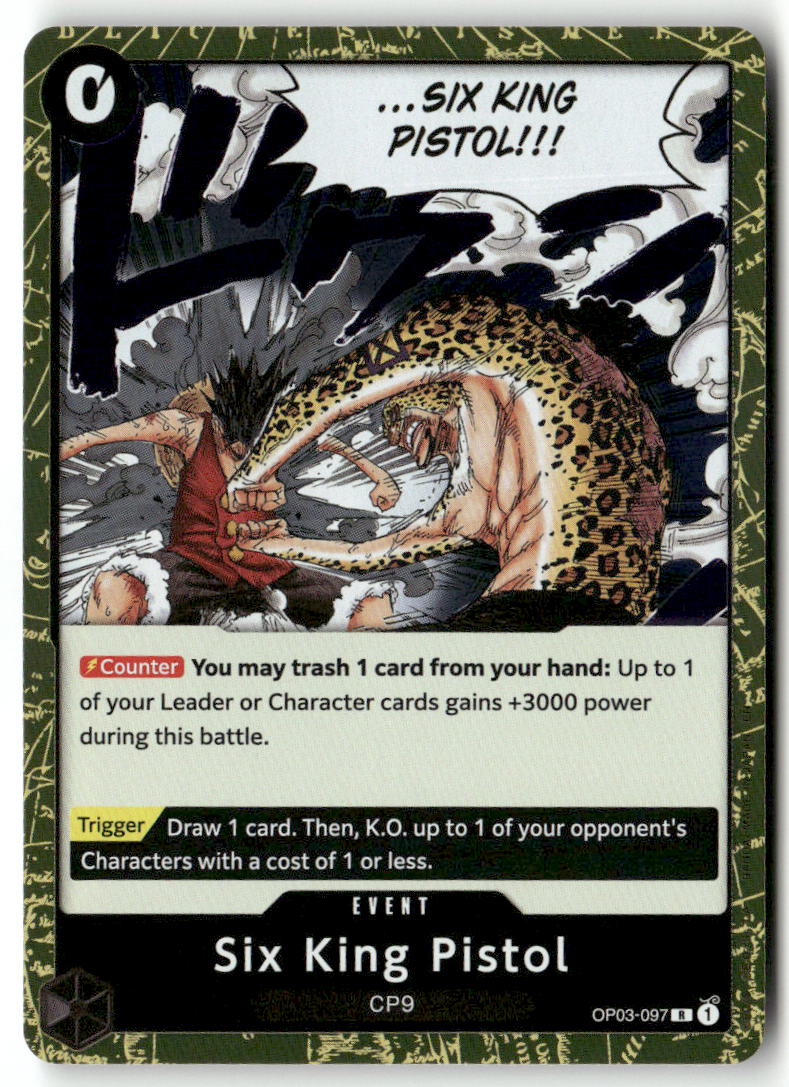 Six King Pistol R Pillars of Strength OP03-097 NM