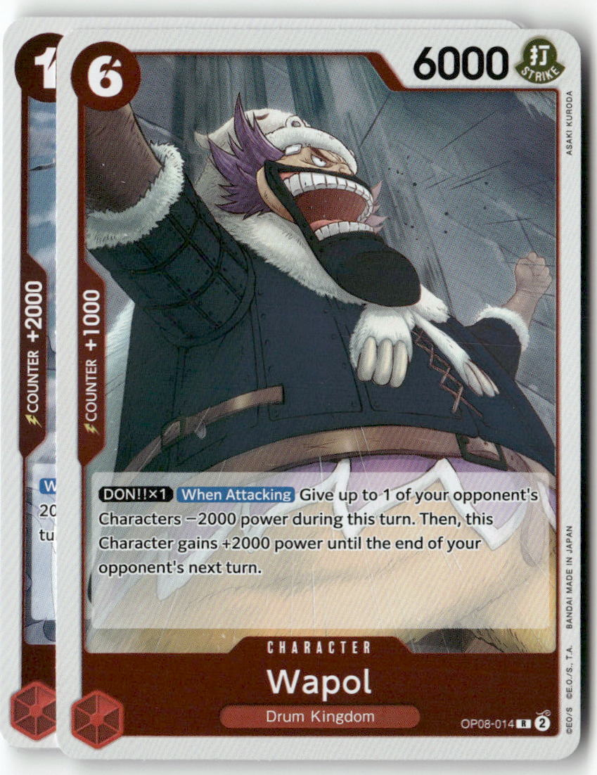 Wapol R Two Legends OP08-014 NM
