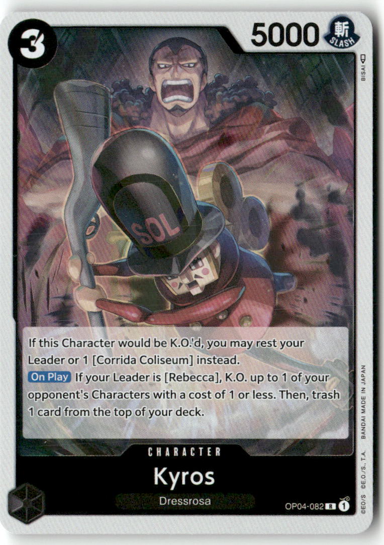 Kyros R Kingdoms of Intrigue OP04-082 NM