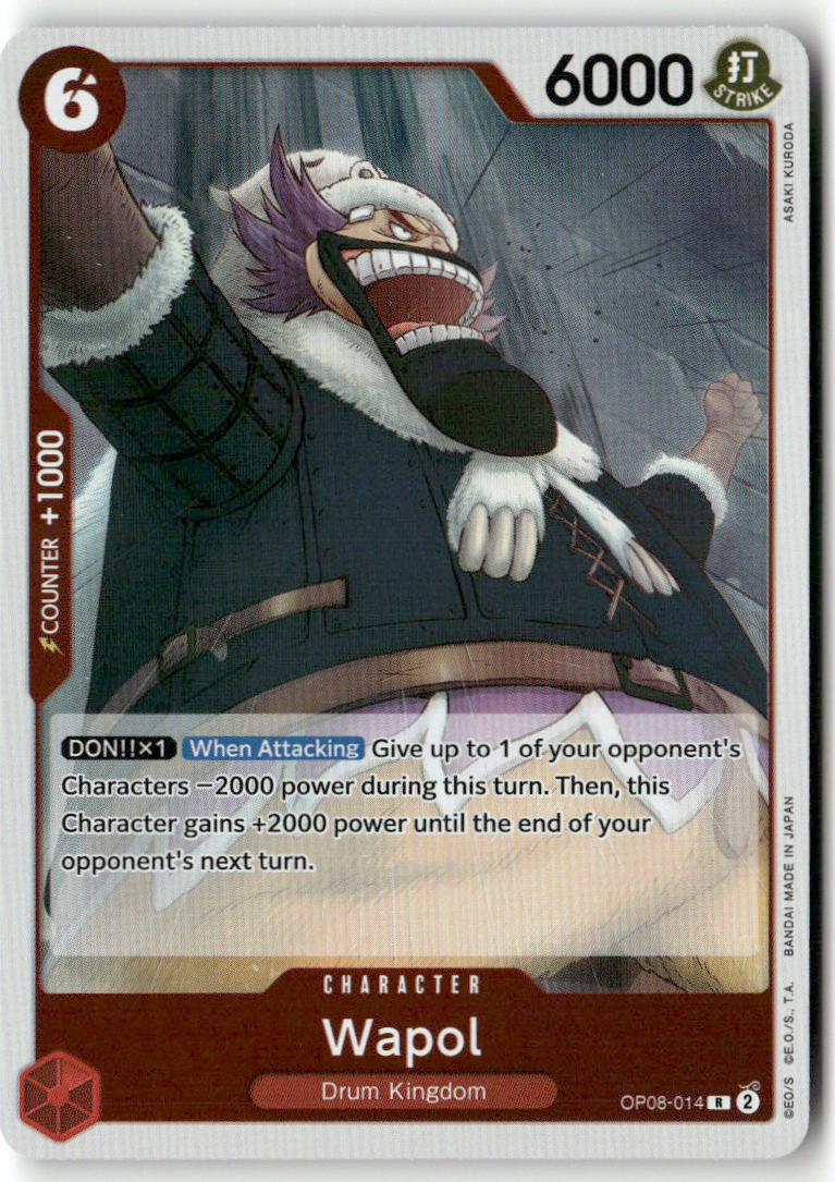 Wapol R Two Legends OP08-014 NM
