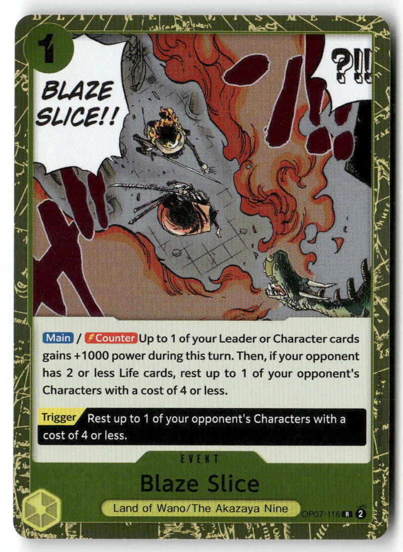 Blaze Slice R 500 Years in the Future OP07-116 NM