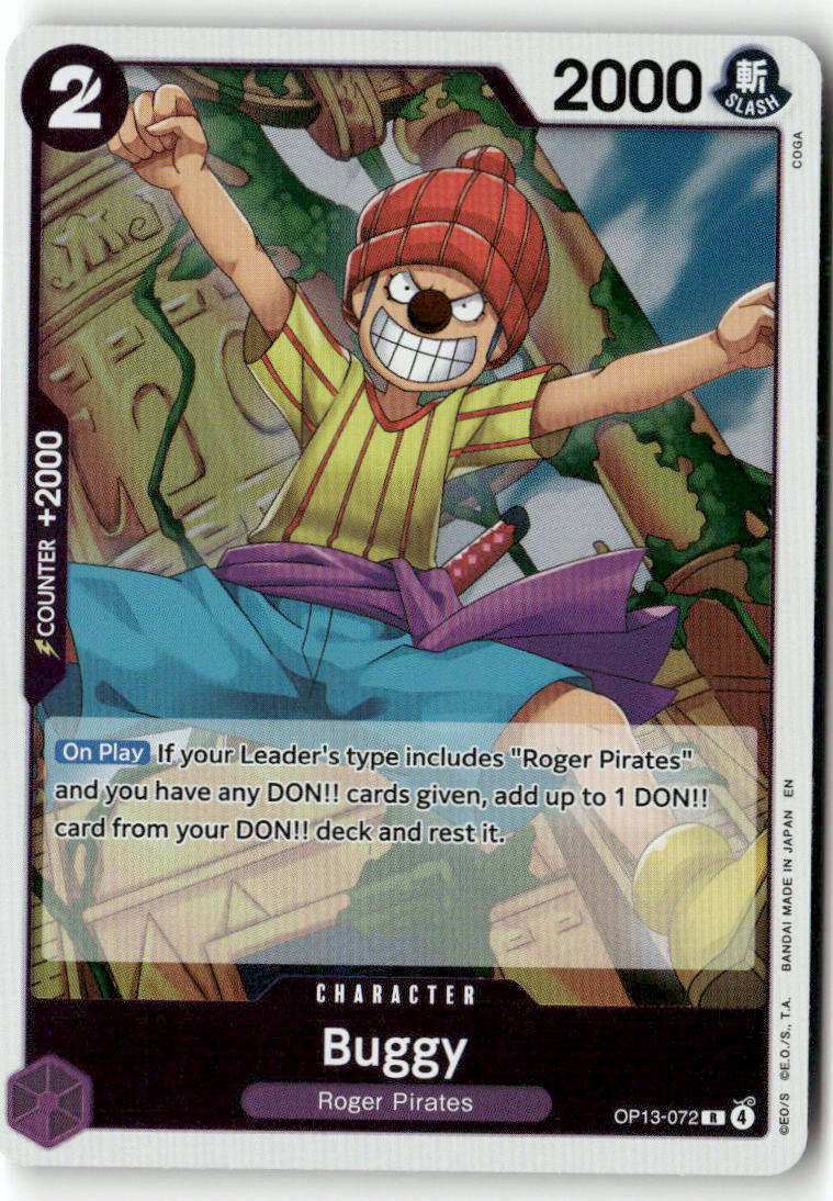 Buggy R Carrying On His Will OP13-072 NM