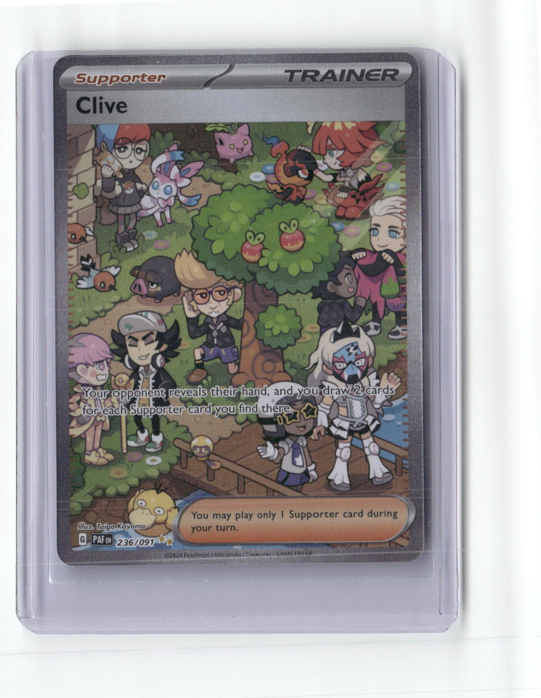 Clive Special Illustration Rare SV: Paldean Fates 236/091 NM