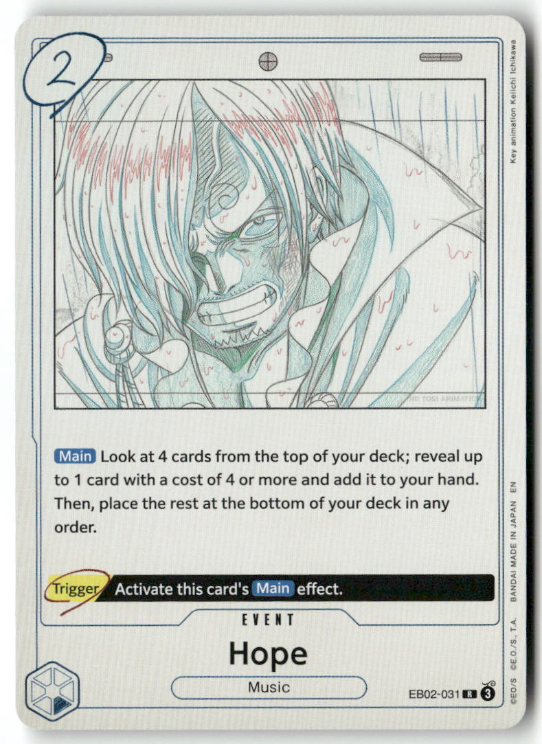 Hope R Extra Booster: Anime 25th Collection EB02-031 NM