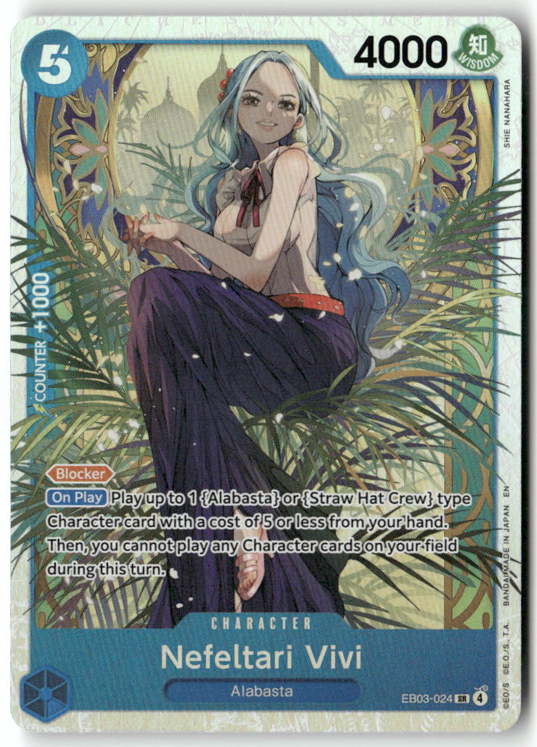 Nefeltari Vivi (024) SR Extra Booster: One Piece Heroines Edition EB03-024 NM