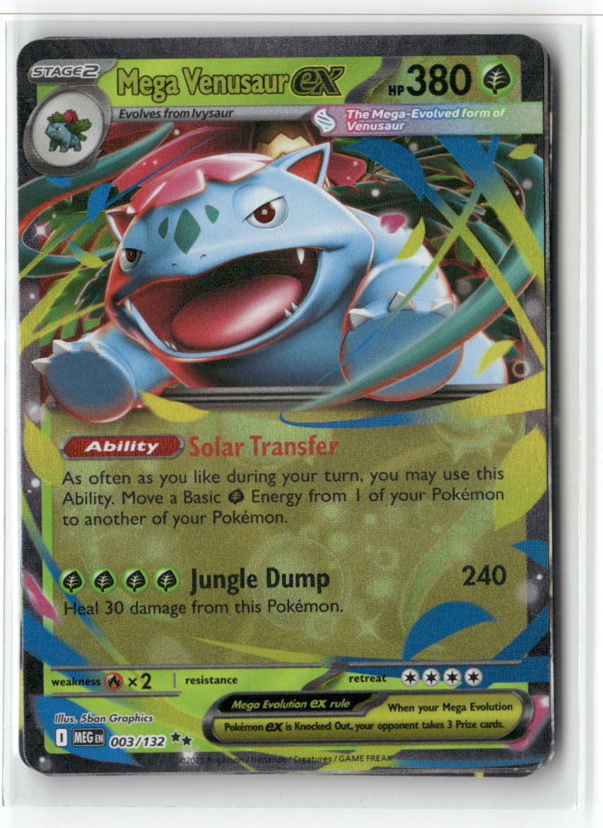 Mega Venusaur ex Double Rare ME01: Mega Evolution 003/132 NM
