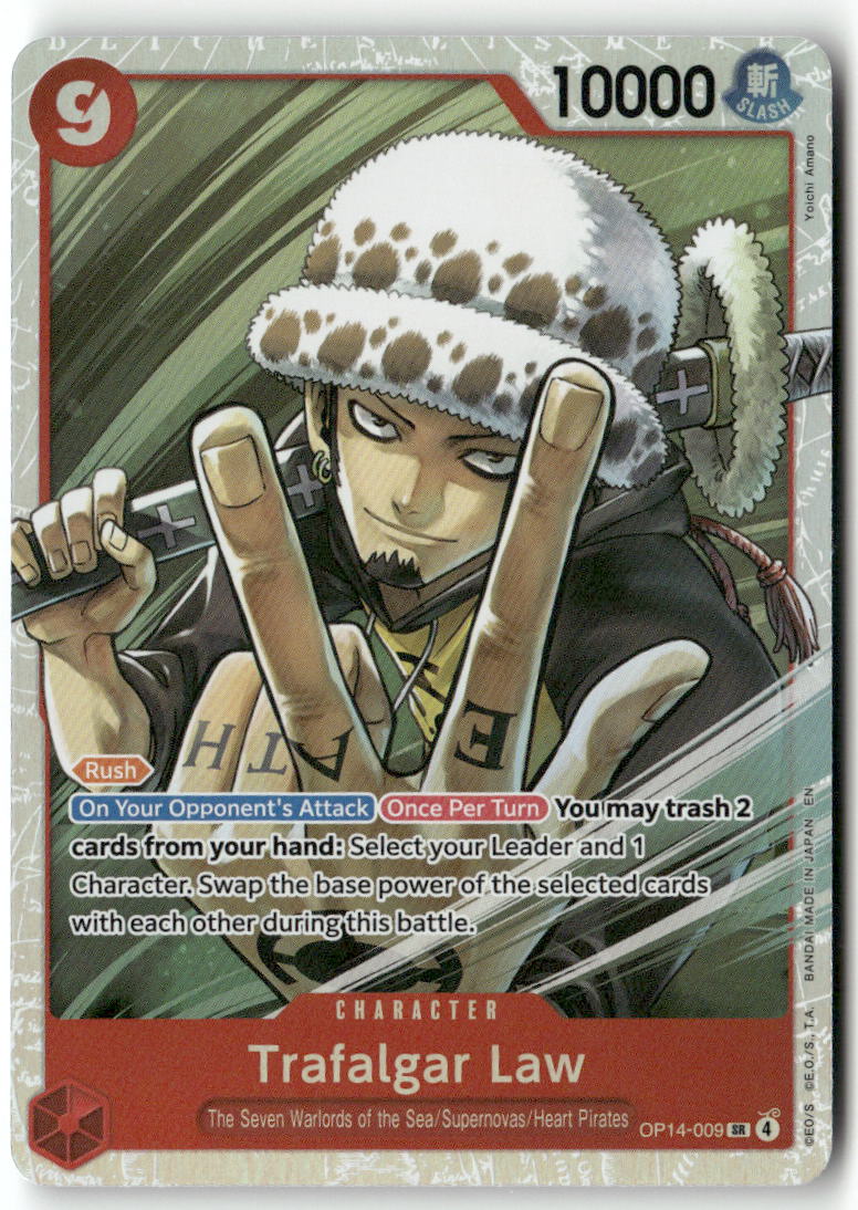 Trafalgar Law SR The Azure Sea's Seven OP14-009 NM