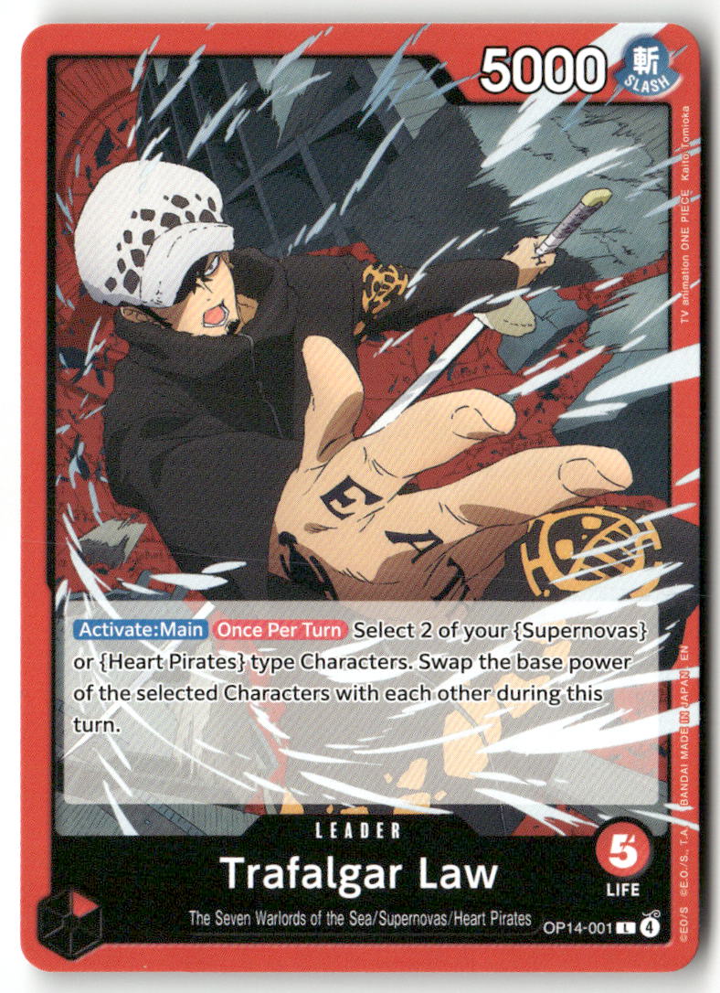 Trafalgar Law L The Azure Sea's Seven OP14-001 NM