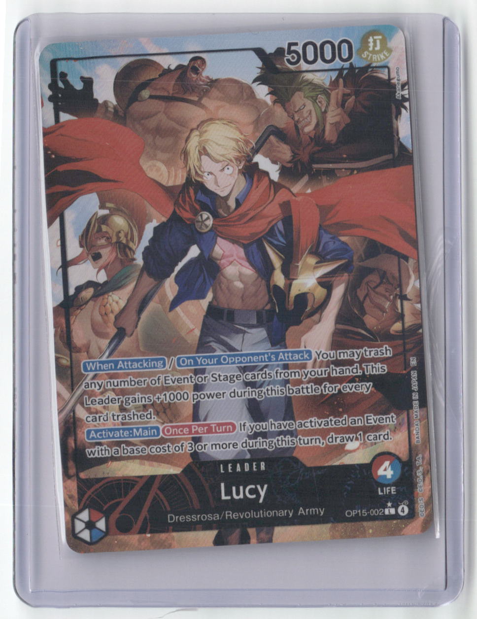 Lucy (Alternate Art) L Adventure on Kami's Island OP15-002 NM