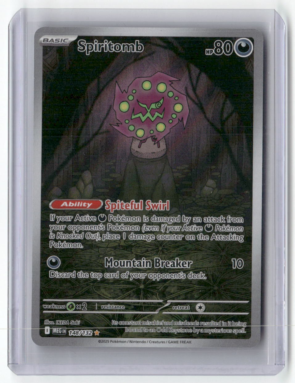 Spiritomb Illustration Rare ME01: Mega Evolution 148/132 NM