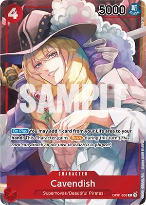 Cavendish (Box Topper) C Romance Dawn OP01-008 NM