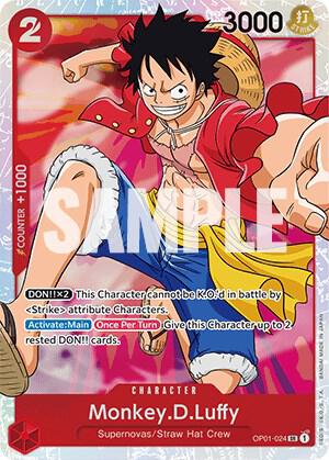 Monkey.D.Luffy (024) SR Romance Dawn OP01-024 NM