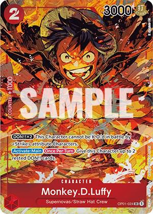 Monkey.D.Luffy (024) (Parallel) SR Romance Dawn OP01-024 NM