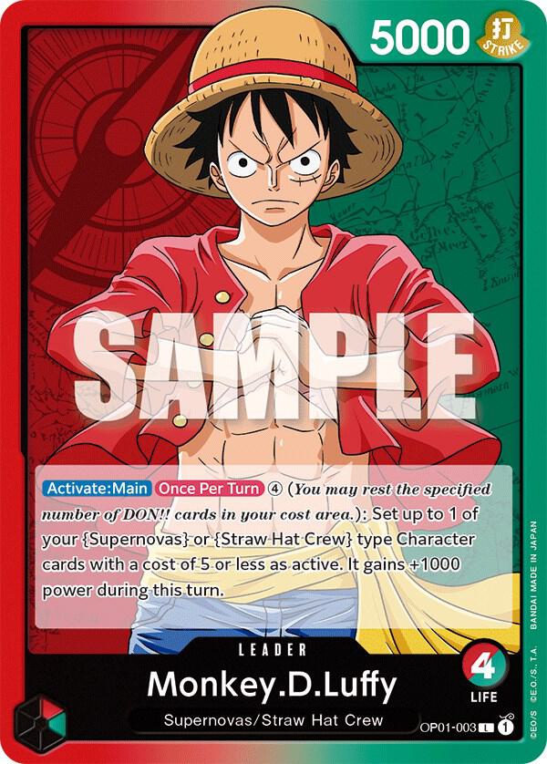 Monkey.D.Luffy (003) L Romance Dawn OP01-003 NM