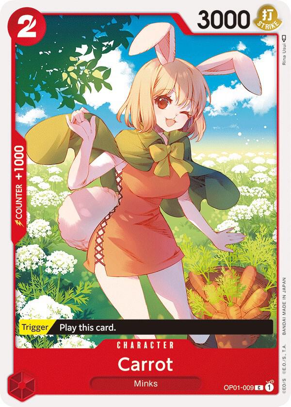 Carrot C Romance Dawn OP01-009 NM
