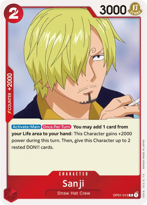 Sanji R Romance Dawn OP01-013 NM