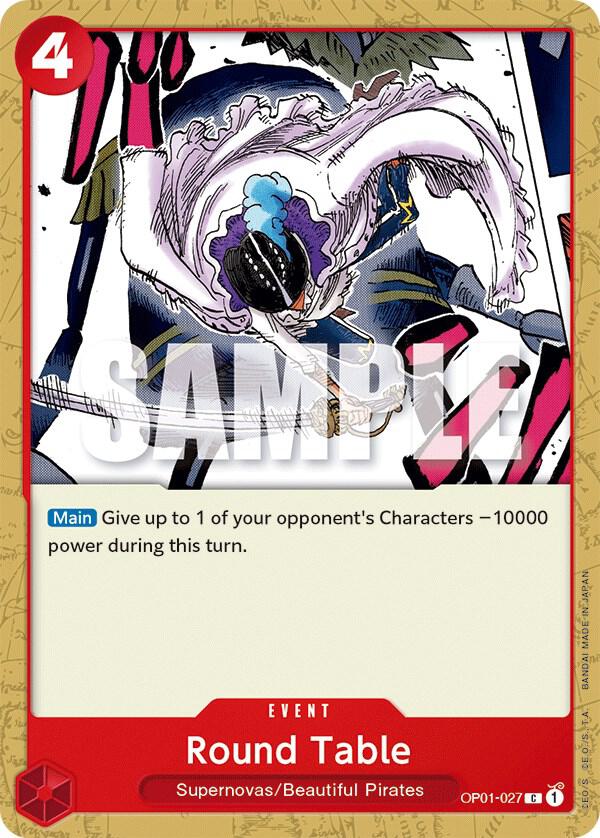 Round Table C Romance Dawn OP01-027 NM