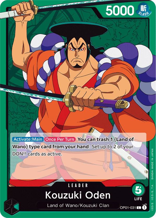Kouzuki Oden L Romance Dawn OP01-031 NM