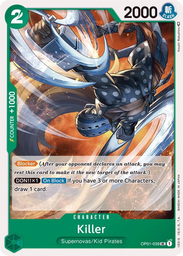 Killer UC Romance Dawn OP01-039 NM