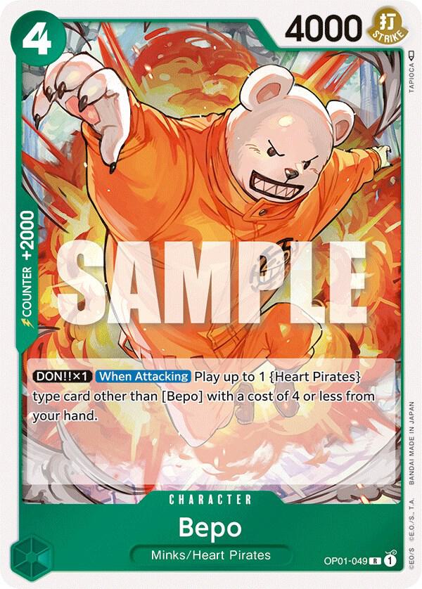 Bepo R Romance Dawn OP01-049 NM