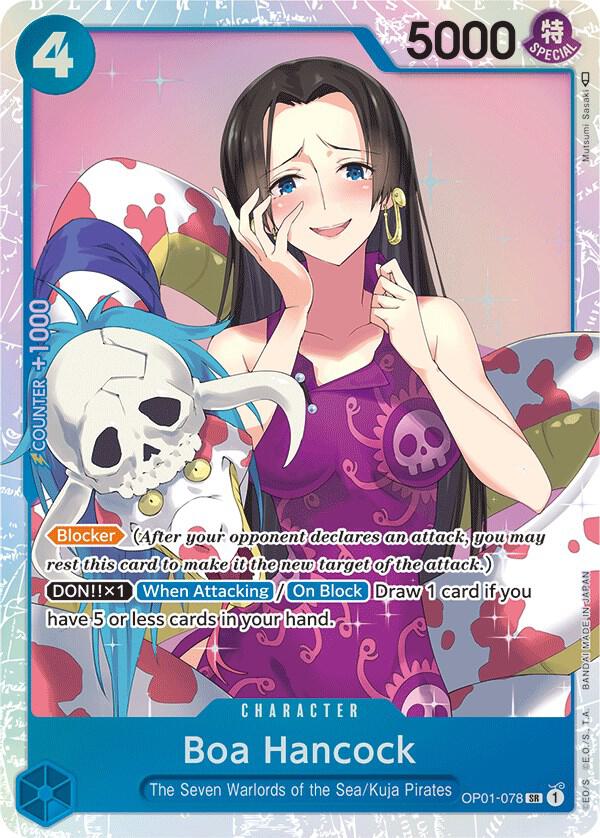 Boa Hancock SR Romance Dawn OP01-078 NM