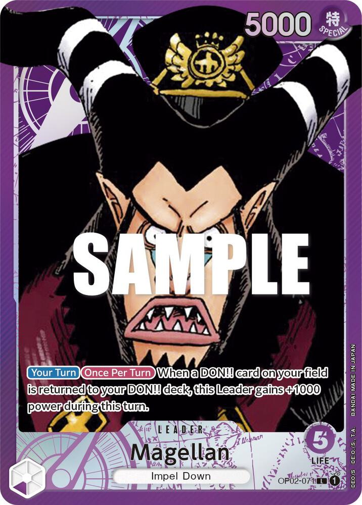 Magellan (071) (Alternate Art) L Paramount War OP02-071 NM