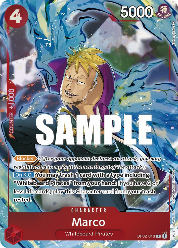 Marco (Alternate Art) R Paramount War OP02-018 NM