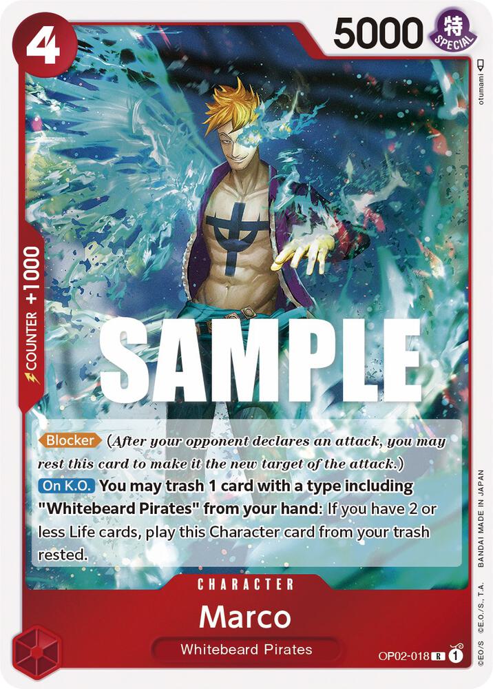 Marco R Paramount War OP02-018 NM