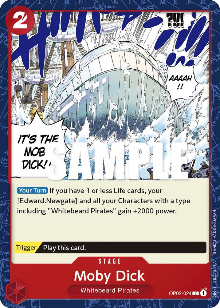 Moby Dick C Paramount War OP02-024 NM
