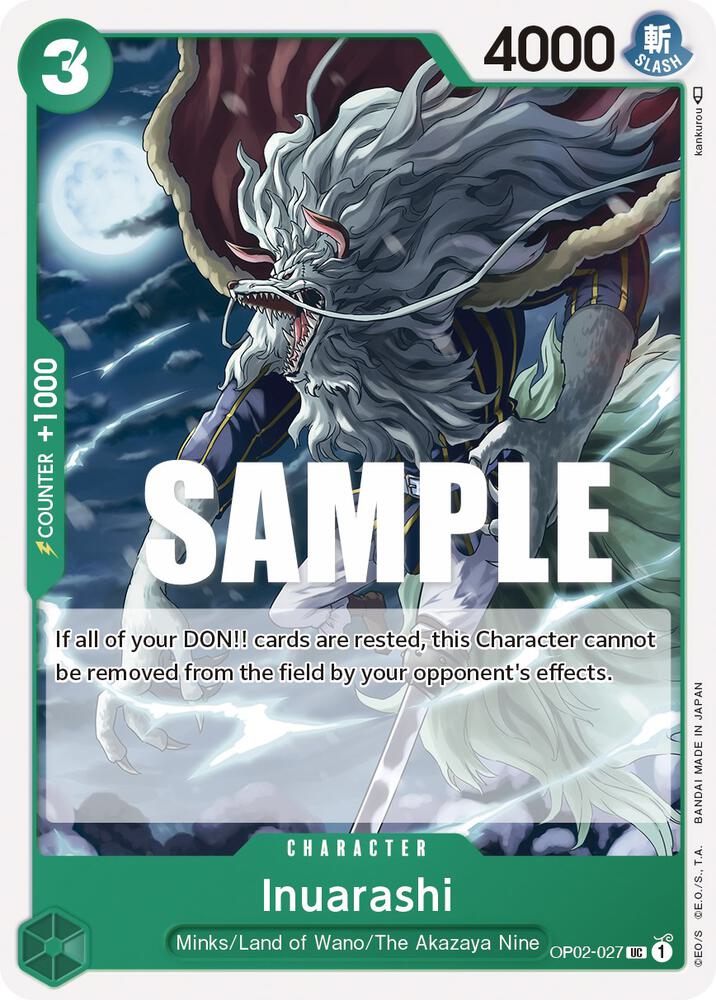 Inuarashi UC Paramount War OP02-027 NM
