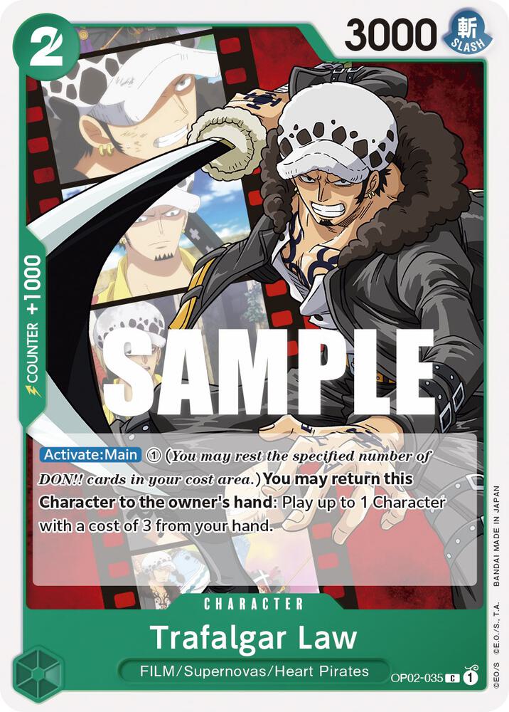 Trafalgar Law C Paramount War OP02-035 NM