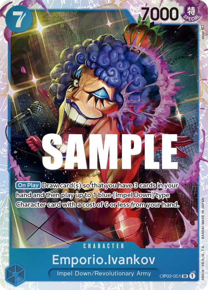 Emporio.Ivankov (051) SR Paramount War OP02-051 NM