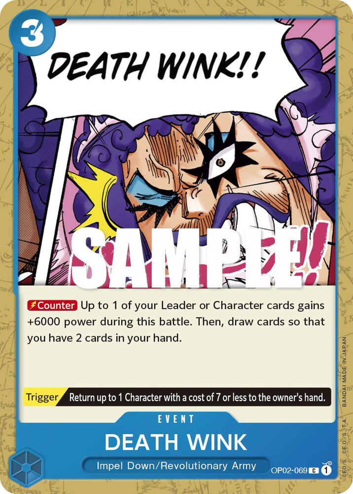 DEATH WINK C Paramount War OP02-069 NM