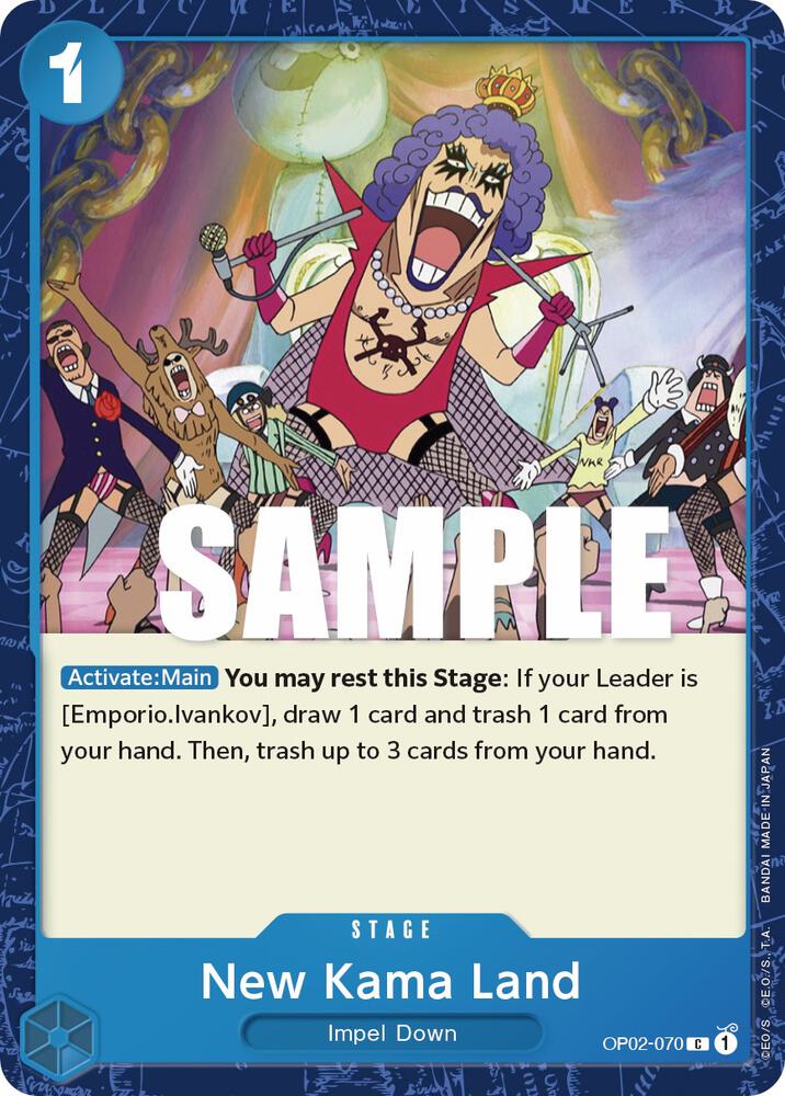 New Kama Land C Paramount War OP02-070 NM