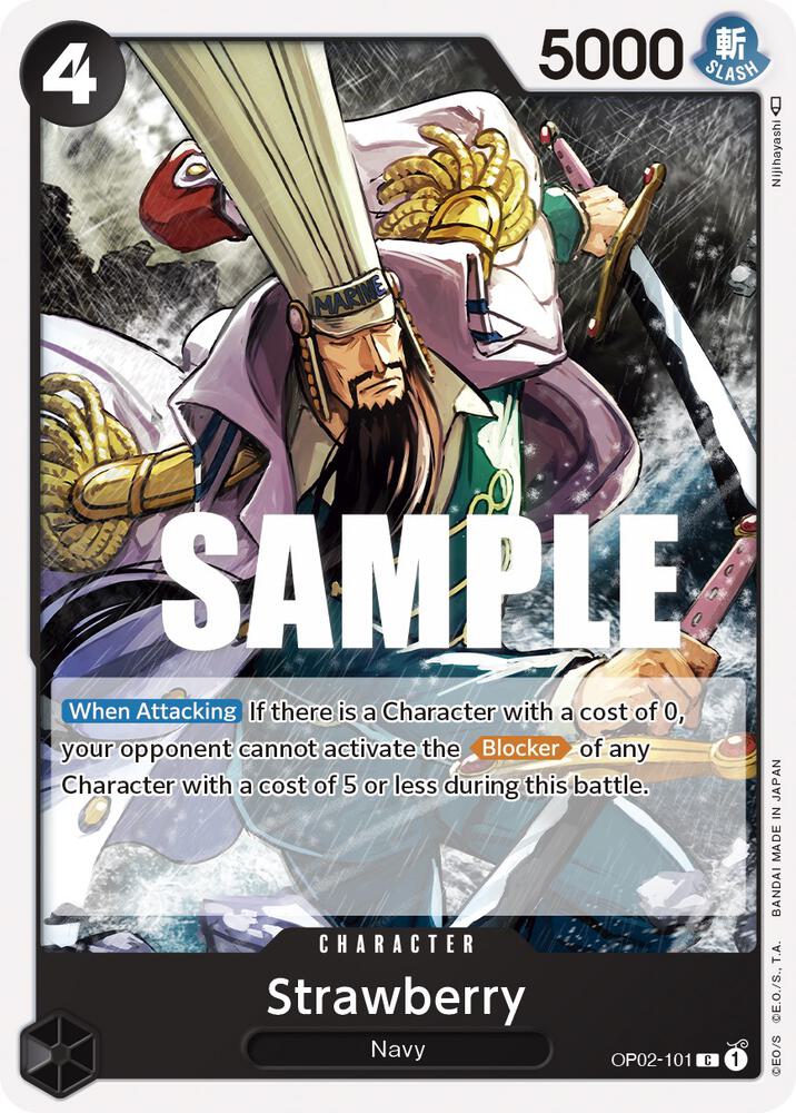Strawberry C Paramount War OP02-101 NM