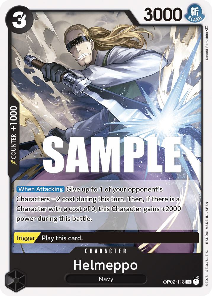 Helmeppo UC Paramount War OP02-113 NM