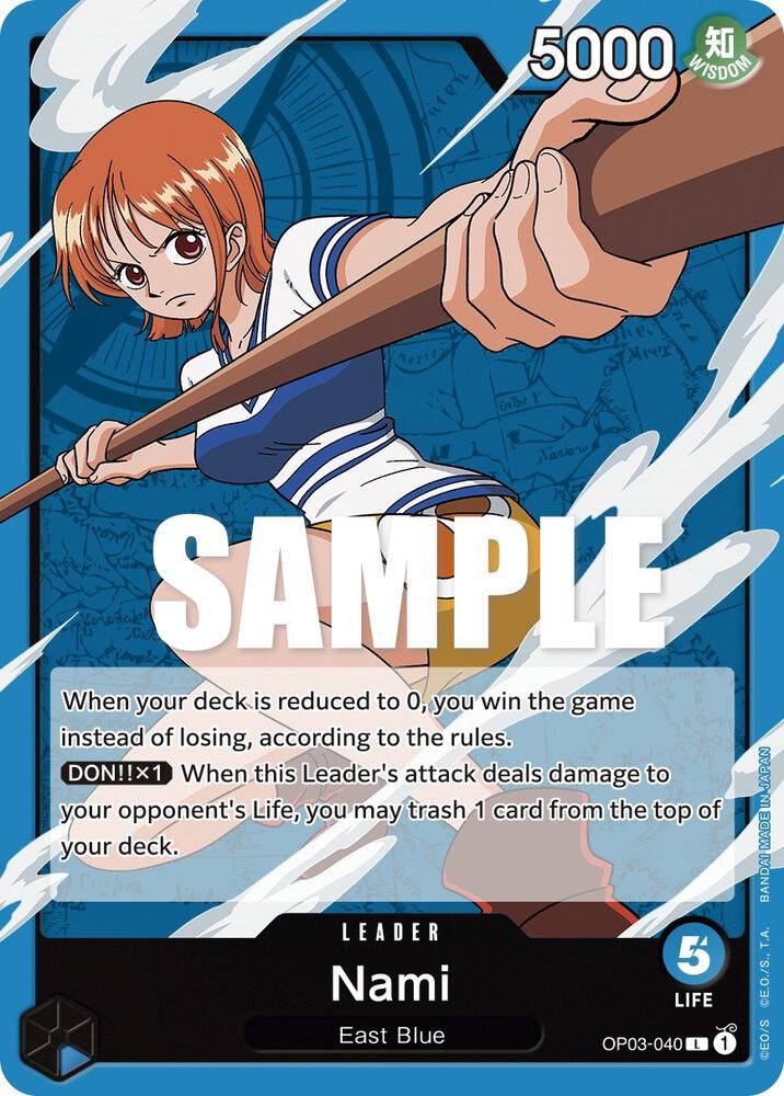 Nami (040) L Pillars of Strength OP03-040 NM
