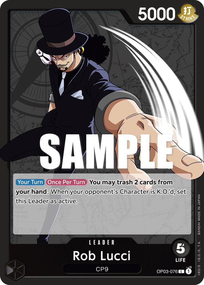 Rob Lucci (076) L Pillars of Strength OP03-076 NM