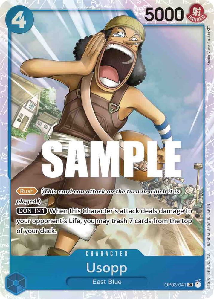 Usopp SR Pillars of Strength OP03-041 NM