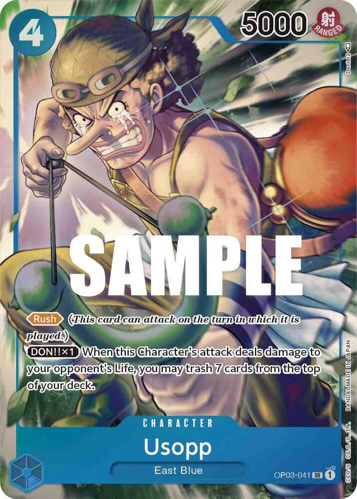 Usopp (Alternate Art) SR Pillars of Strength OP03-041 NM