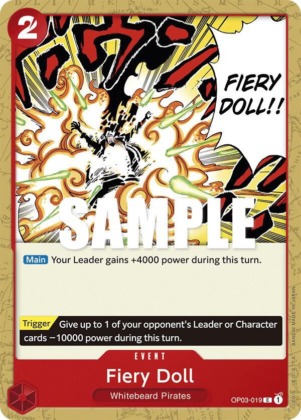 Fiery Doll C Pillars of Strength OP03-019 NM