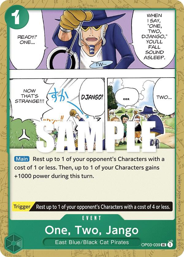 One, Two, Jango UC Pillars of Strength OP03-039 NM