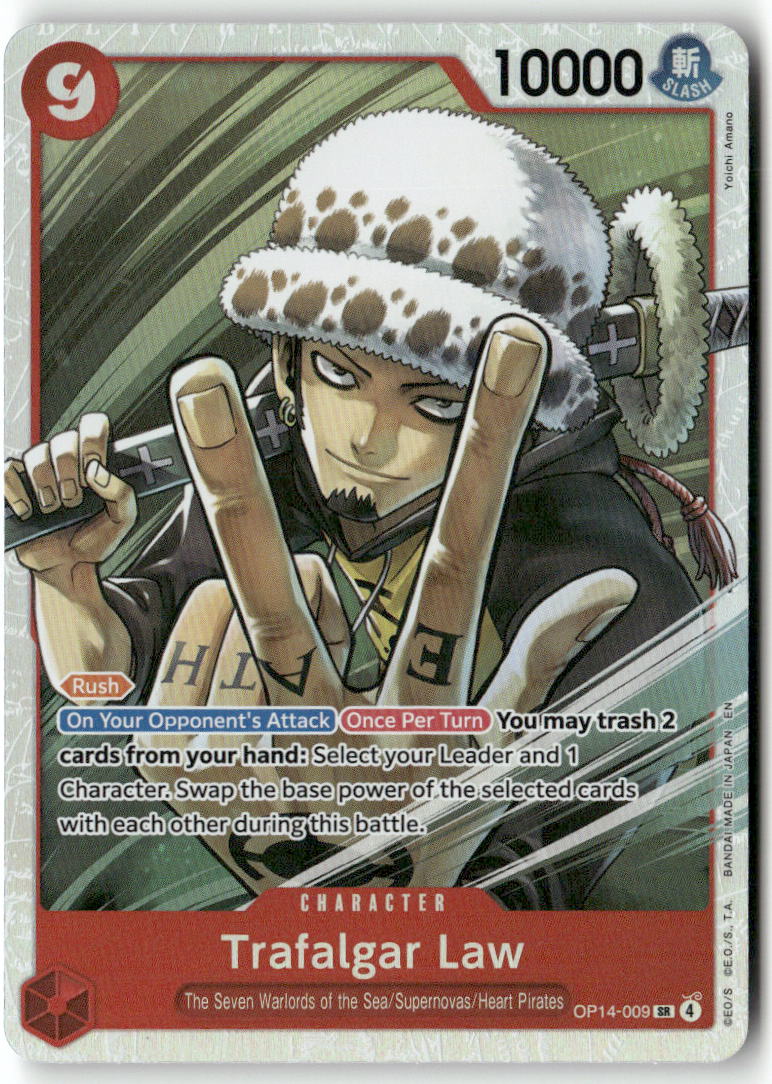 Trafalgar Law SR The Azure Sea's Seven OP14-009 NM