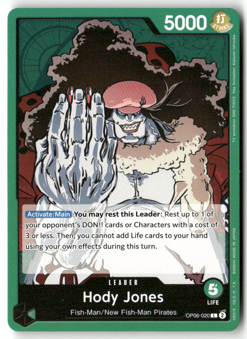 Hody Jones (020) L Wings of the Captain OP06-020 NM