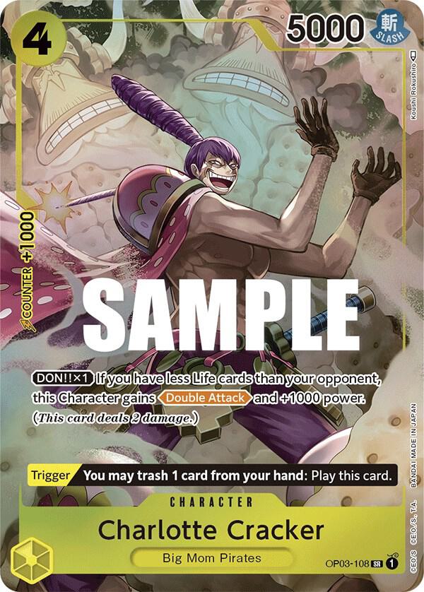 Charlotte Cracker (Alternate Art) SR Pillars of Strength OP03-108 NM