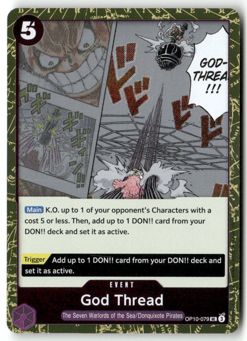 God Thread (Pirate Foil) UC Premium Booster -The Best- Vol. 2 OP10-079 NM
