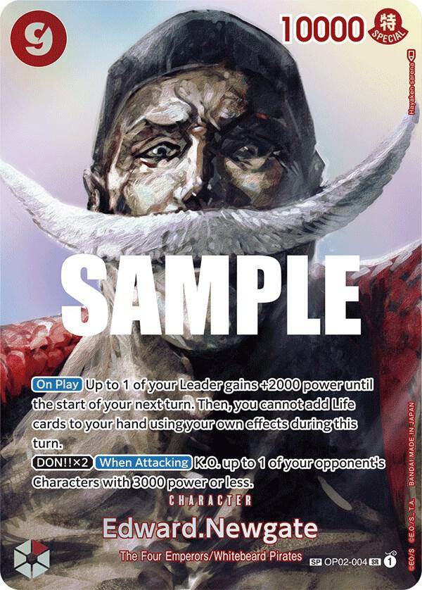 Edward.Newgate (SP) SR Kingdoms of Intrigue OP02-004 NM